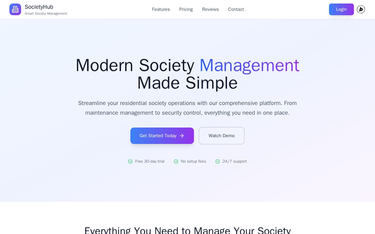 Preview of Society Hub