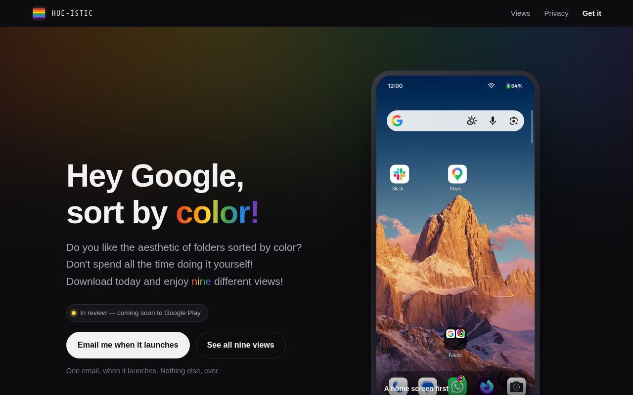 Preview of Hueistic Site