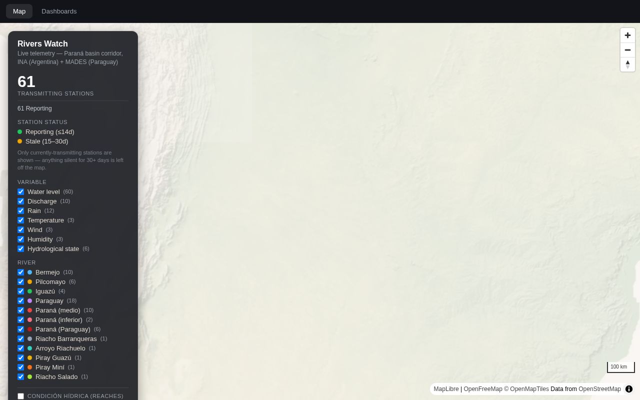 Preview of Cuenca Parana Condicion Hidrica