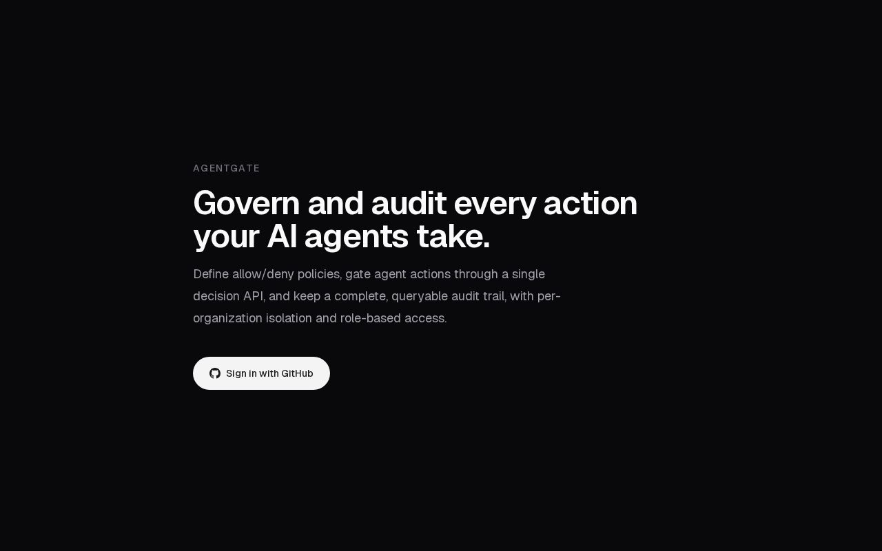 Preview of Agentgate