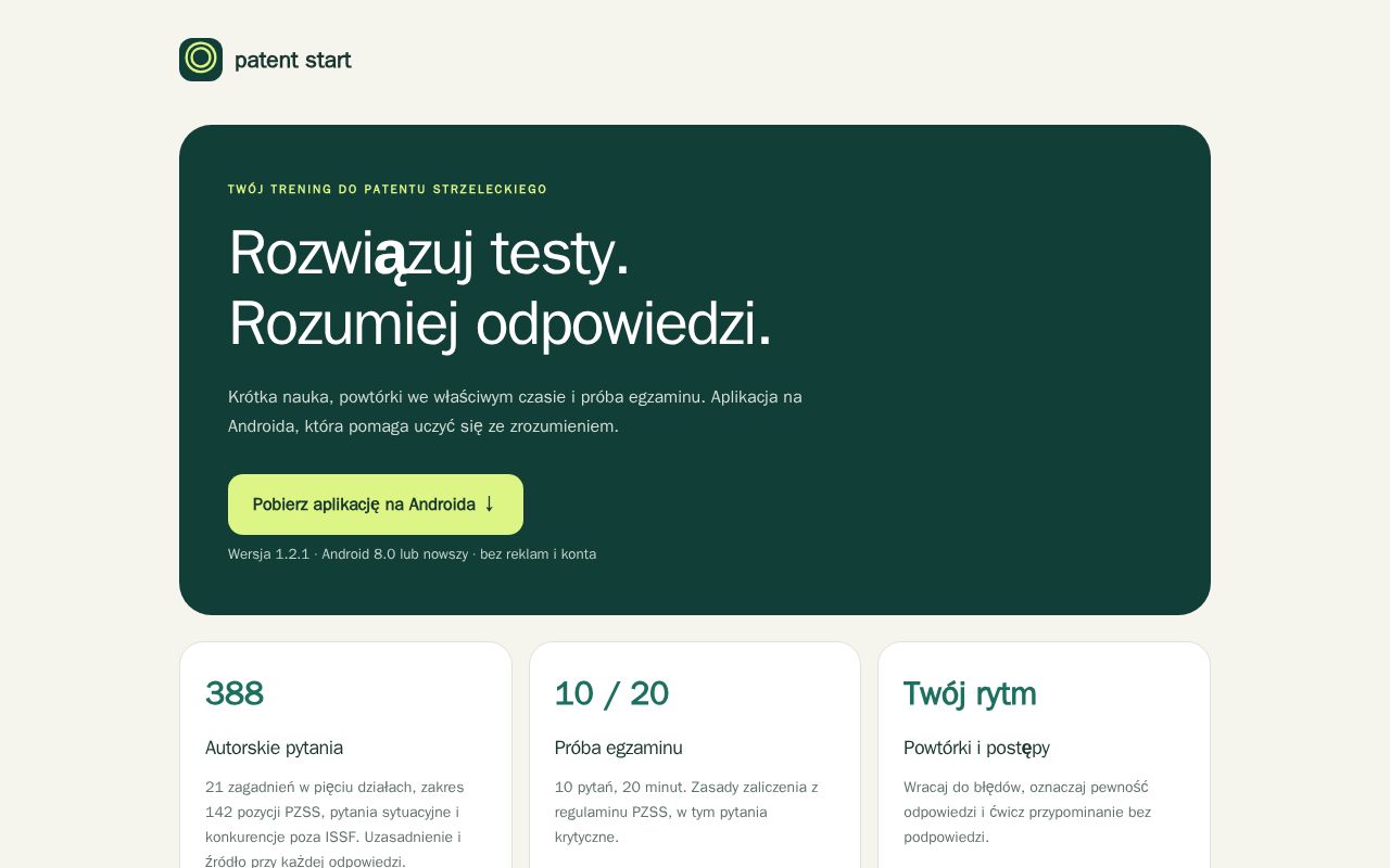 Preview of Patent Start