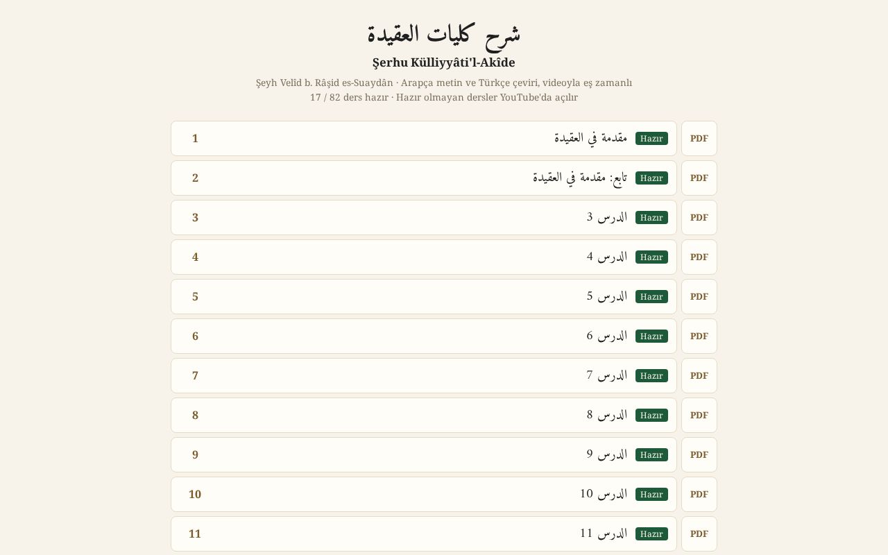 Preview of Kulliyat