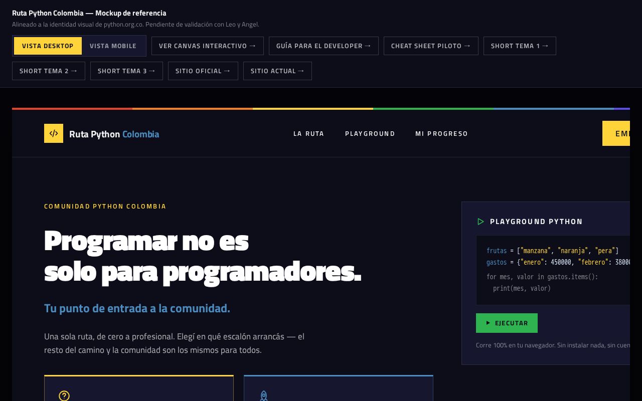 Preview of Ruta Python Colombia