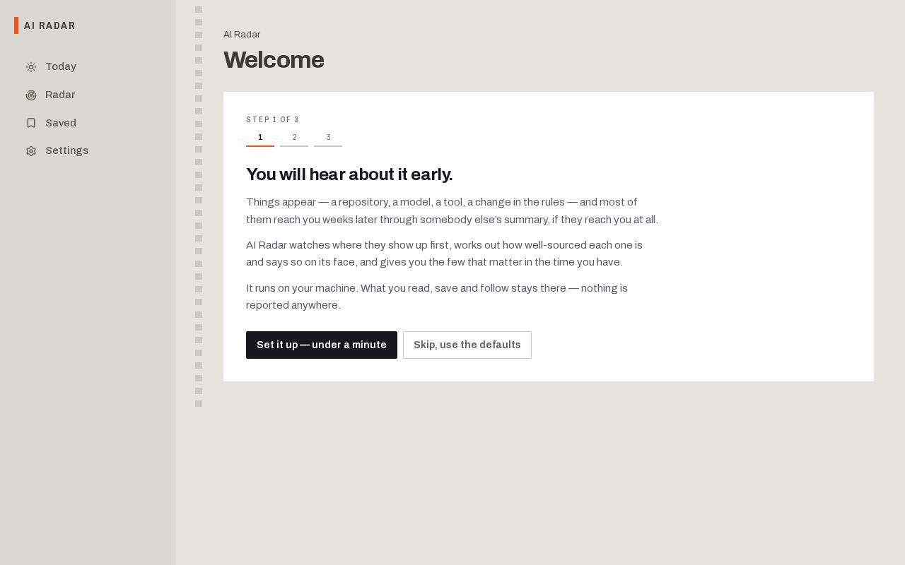 Preview of Ai Radar