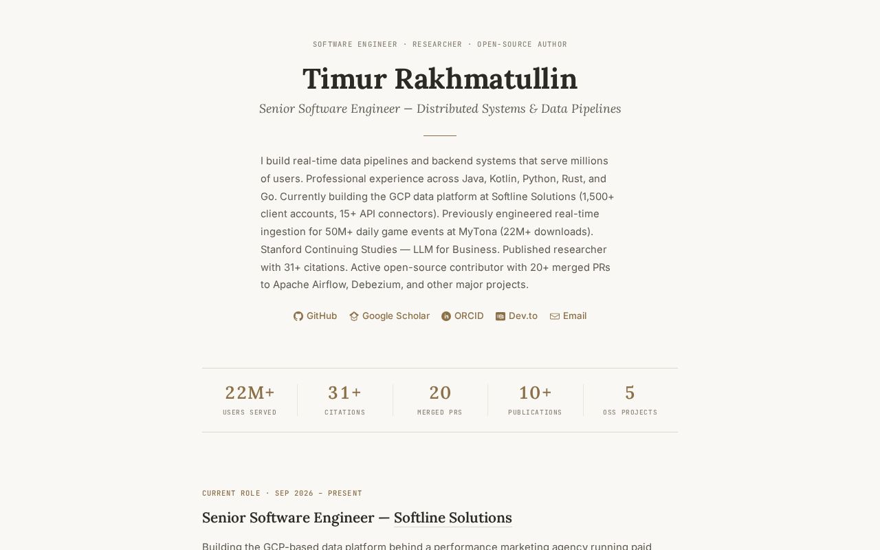 Preview of Timurrakhmatullin Com