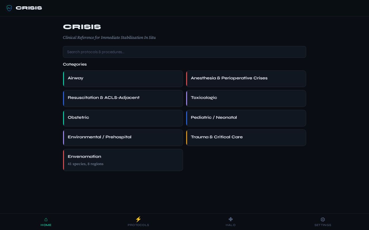 Preview of Crisis App