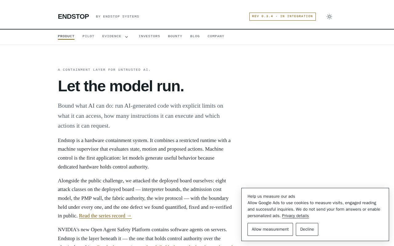 Preview of Endstop Vm