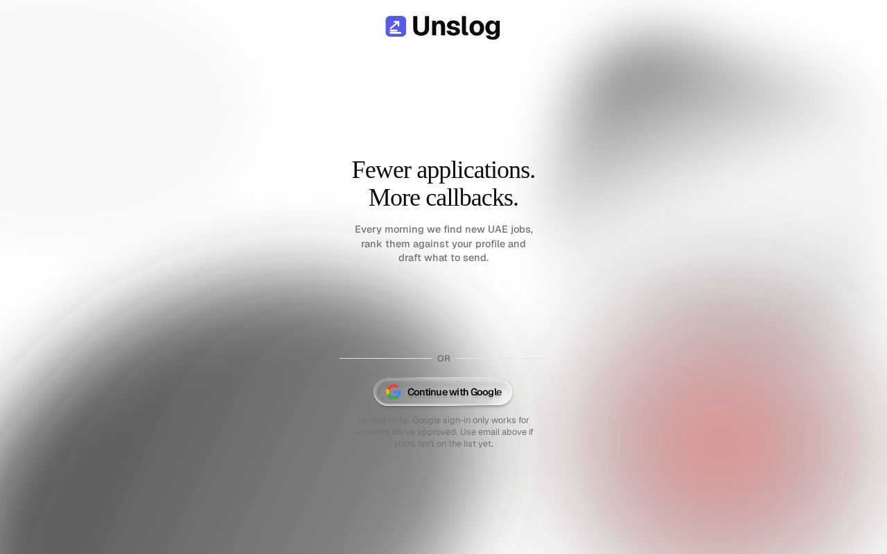 Preview of Unslog
