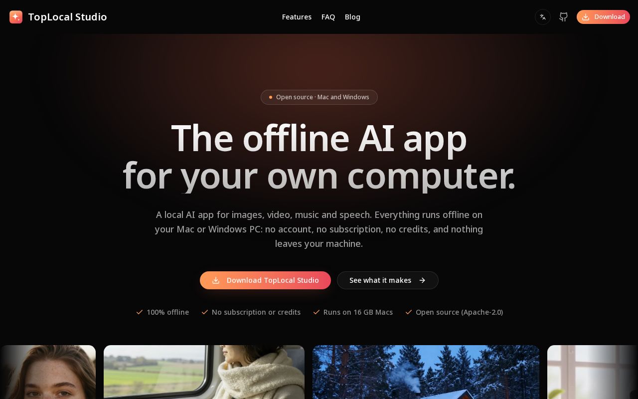 Preview of Toplocal Studio