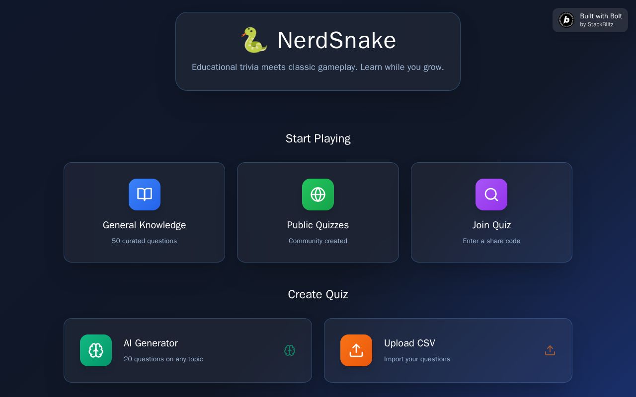 Preview of NerdSnake