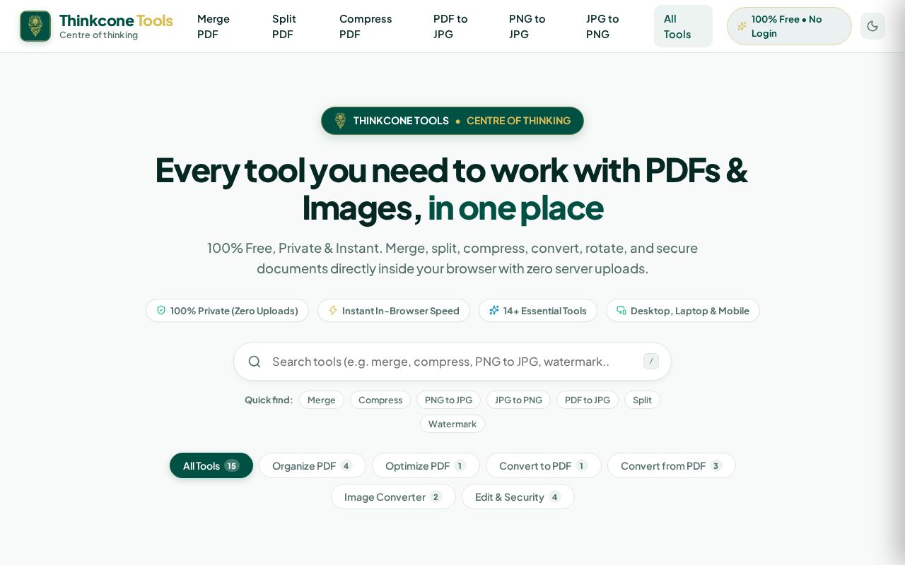 Preview of Thinkcone Tools