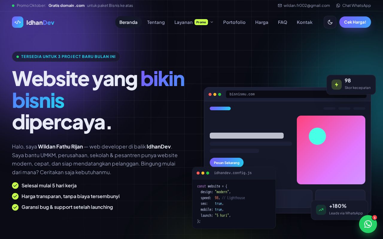 Preview of Jasa Layanan Web Dev