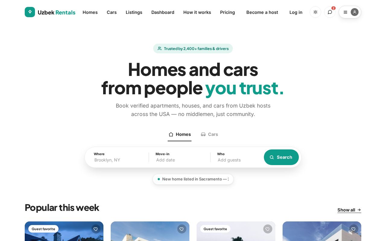 Preview of Homerental