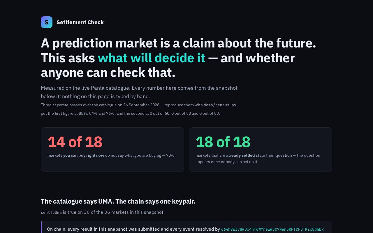 Preview of Settlement Check