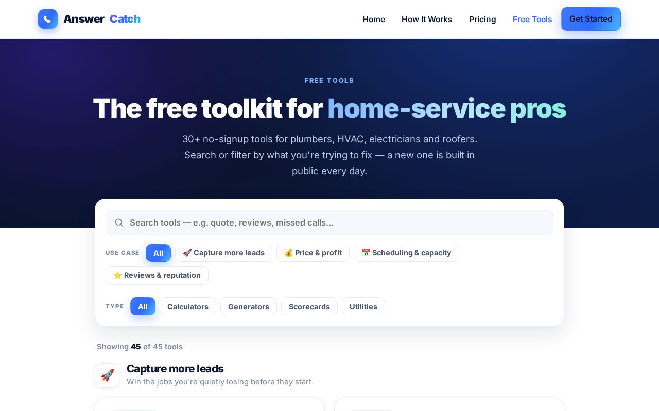 Preview of Small real automation tools, one built in public every day.