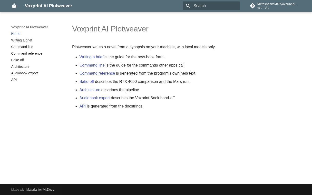 Preview of Voxprint Plotweaver