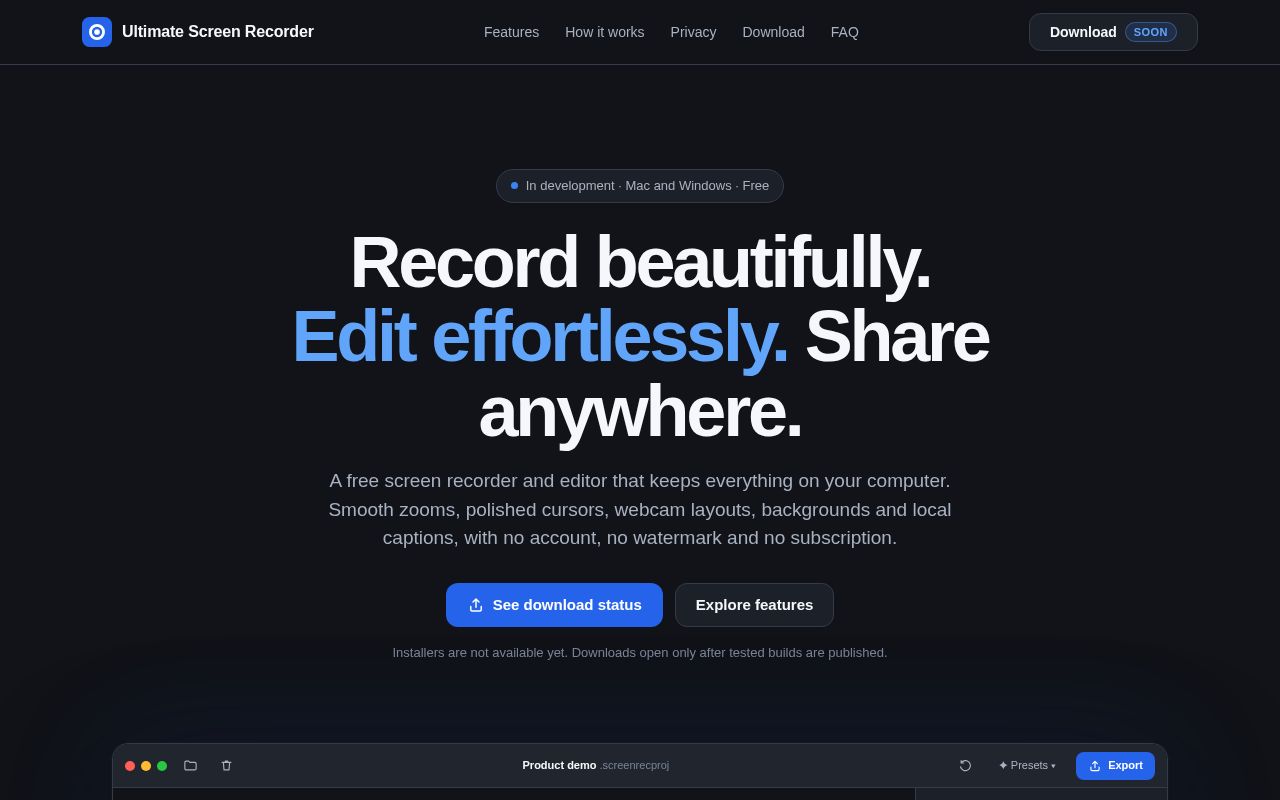 Preview of Ultimate Screen Recorder
