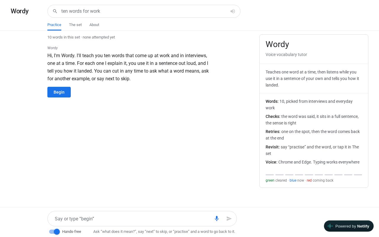 Preview of Wordy