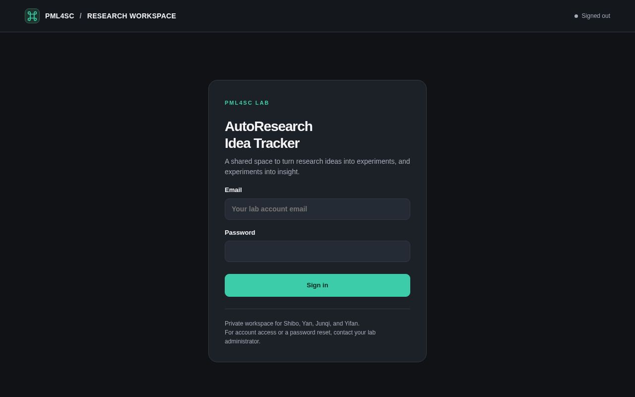 Preview of Autoresearch Idea Tracker