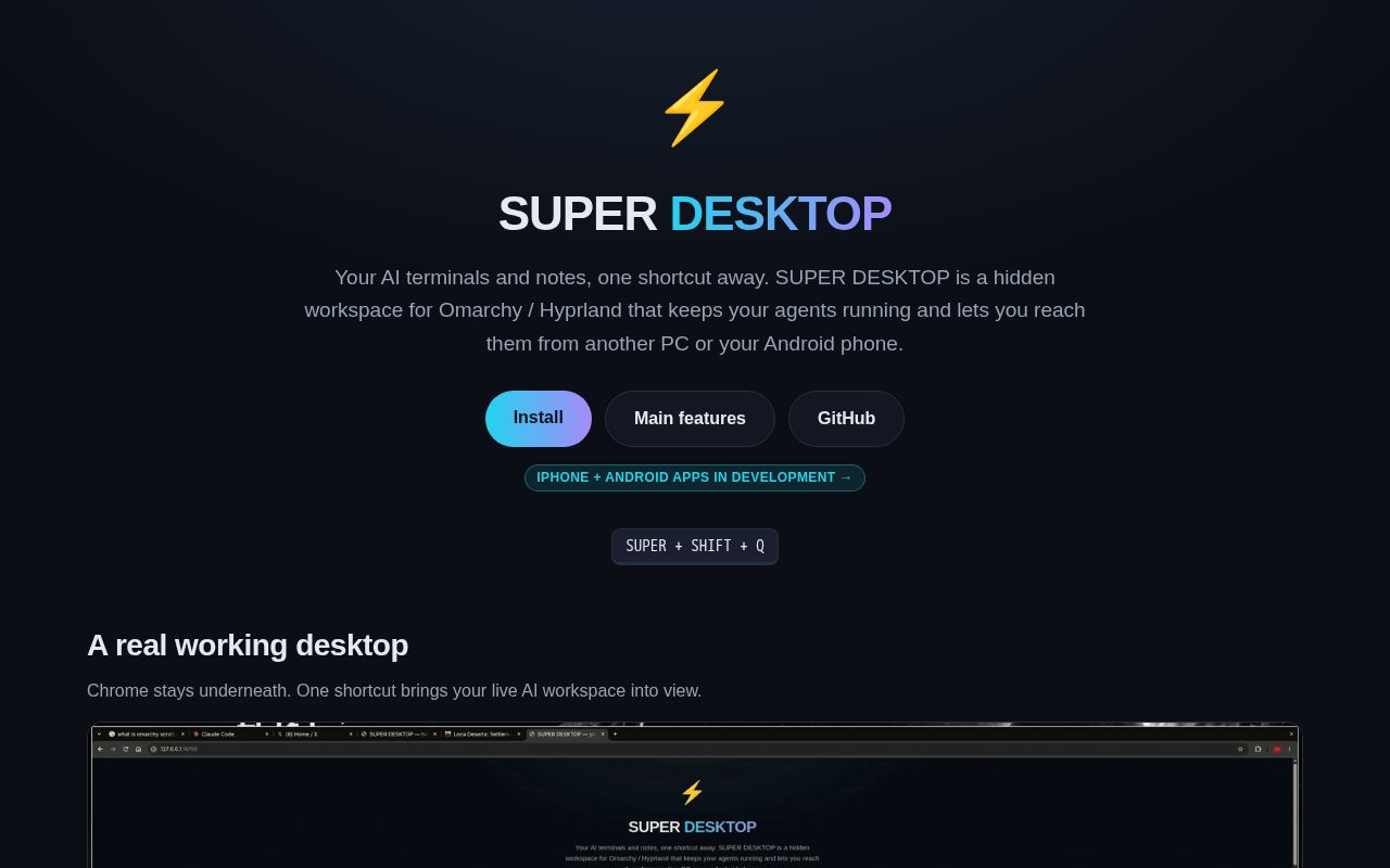 Preview of Super Desktop