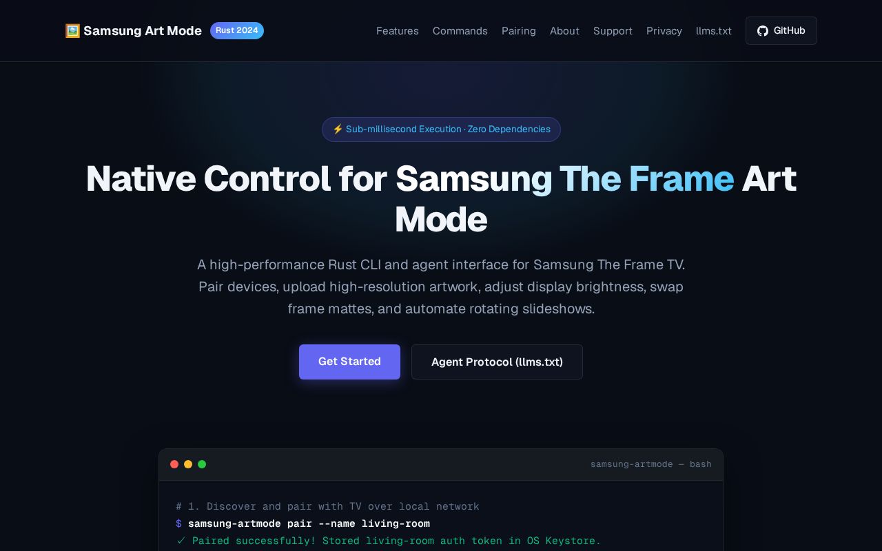 Preview of Samsung Artmode Cli