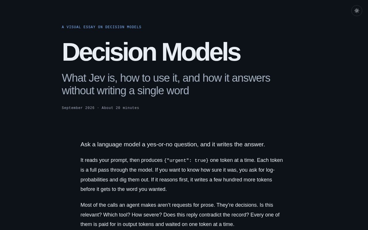 Preview of Jev Explained