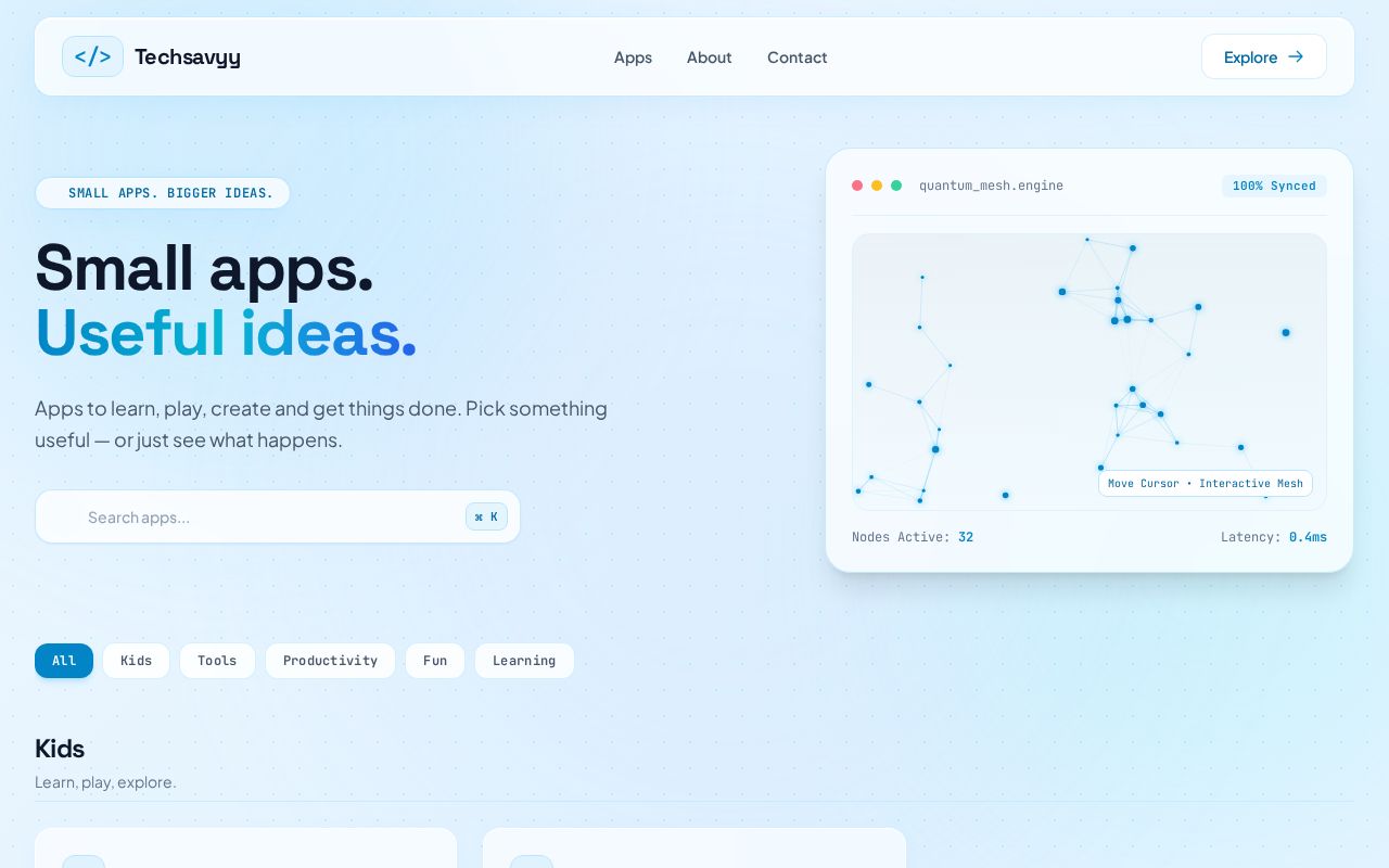 Preview of Apps Techsavyy