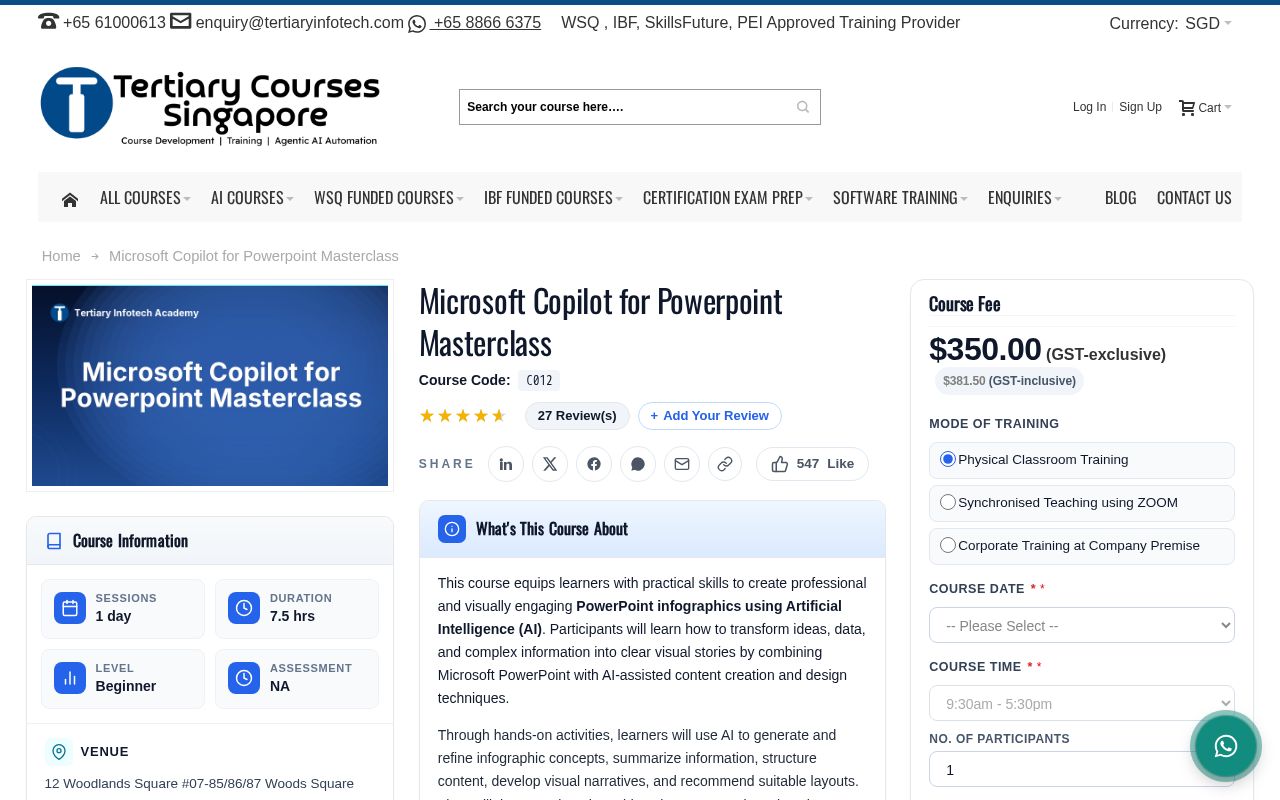 Preview of C012 Microsoft Copilot For Powerpoint Masterclass