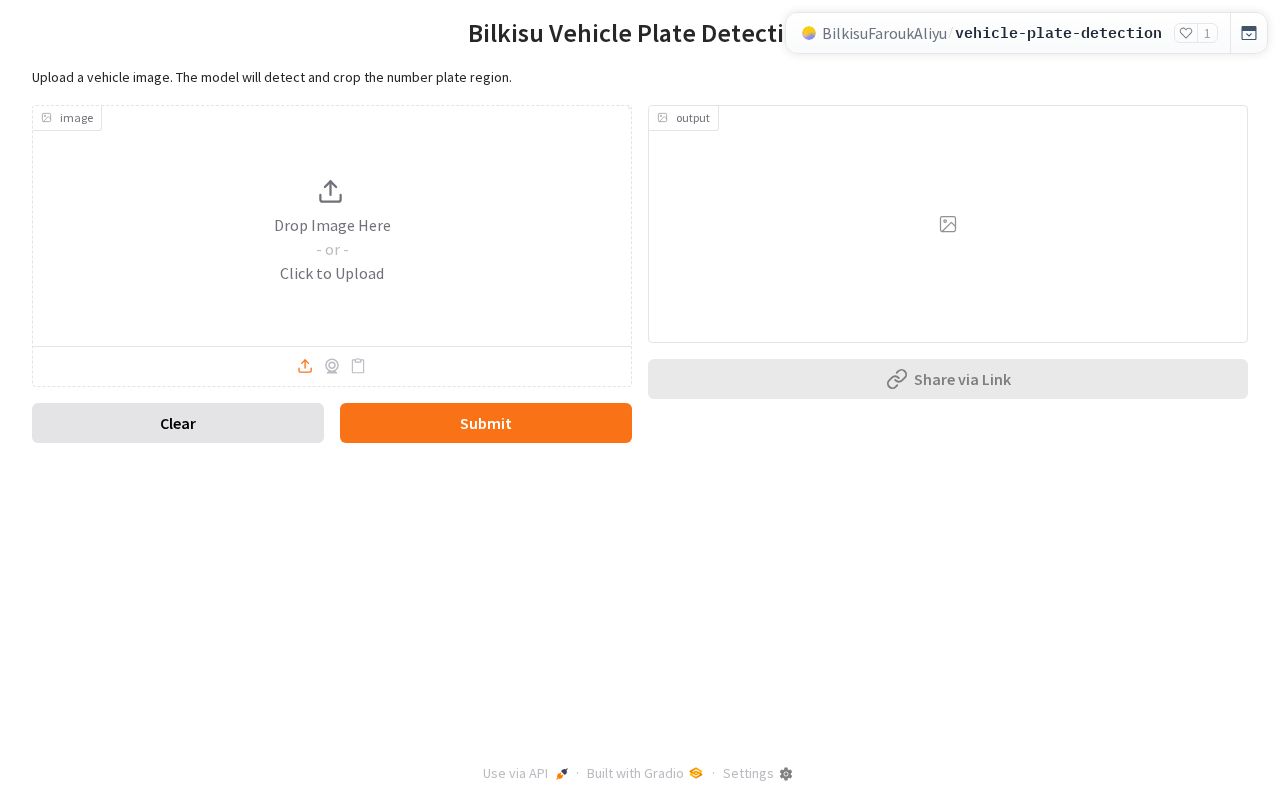 Preview of Vehicle Plate Detection