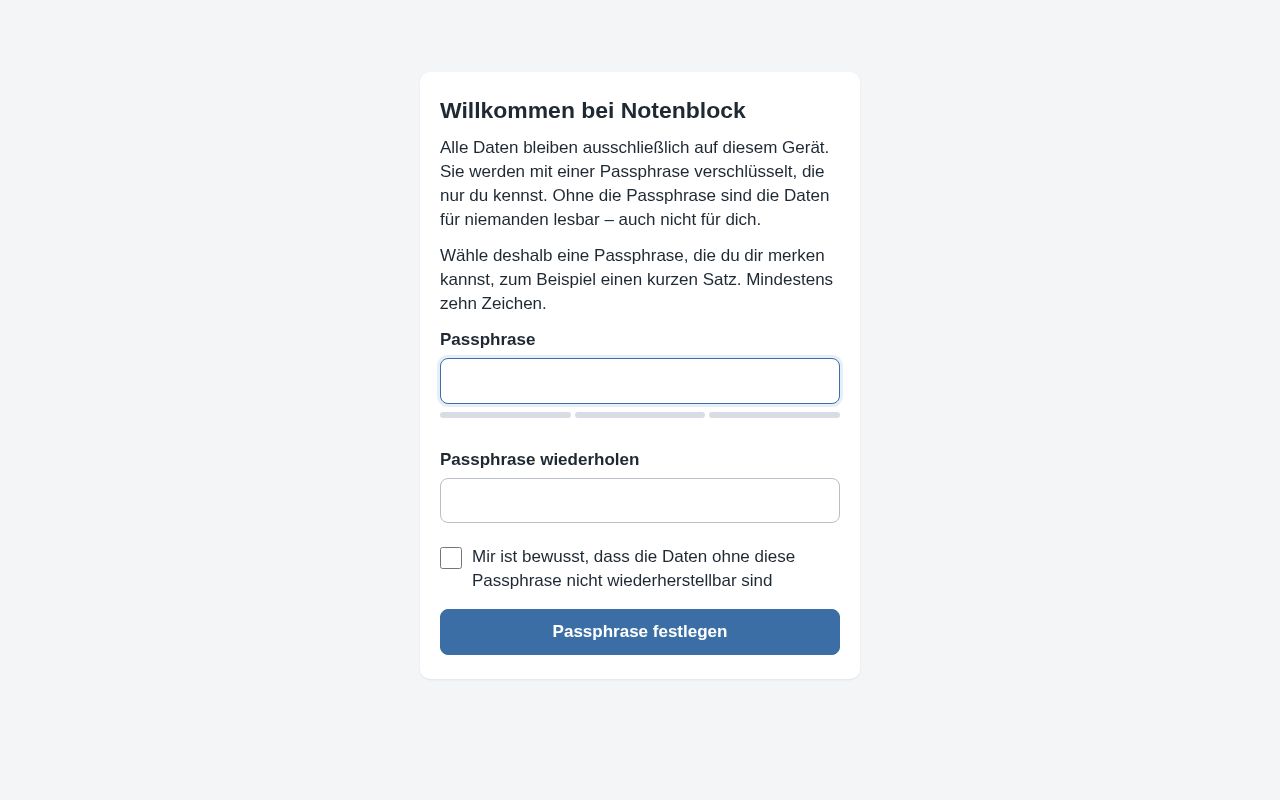 Preview of Notenblock