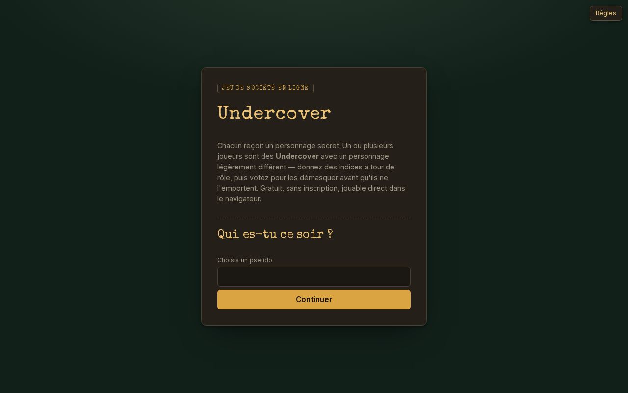 Preview of Undercover