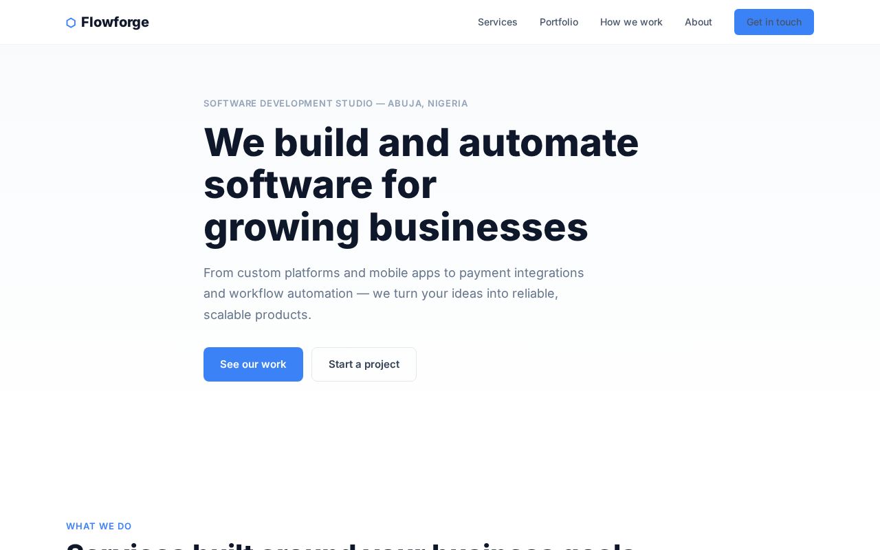 Preview of Flowforge