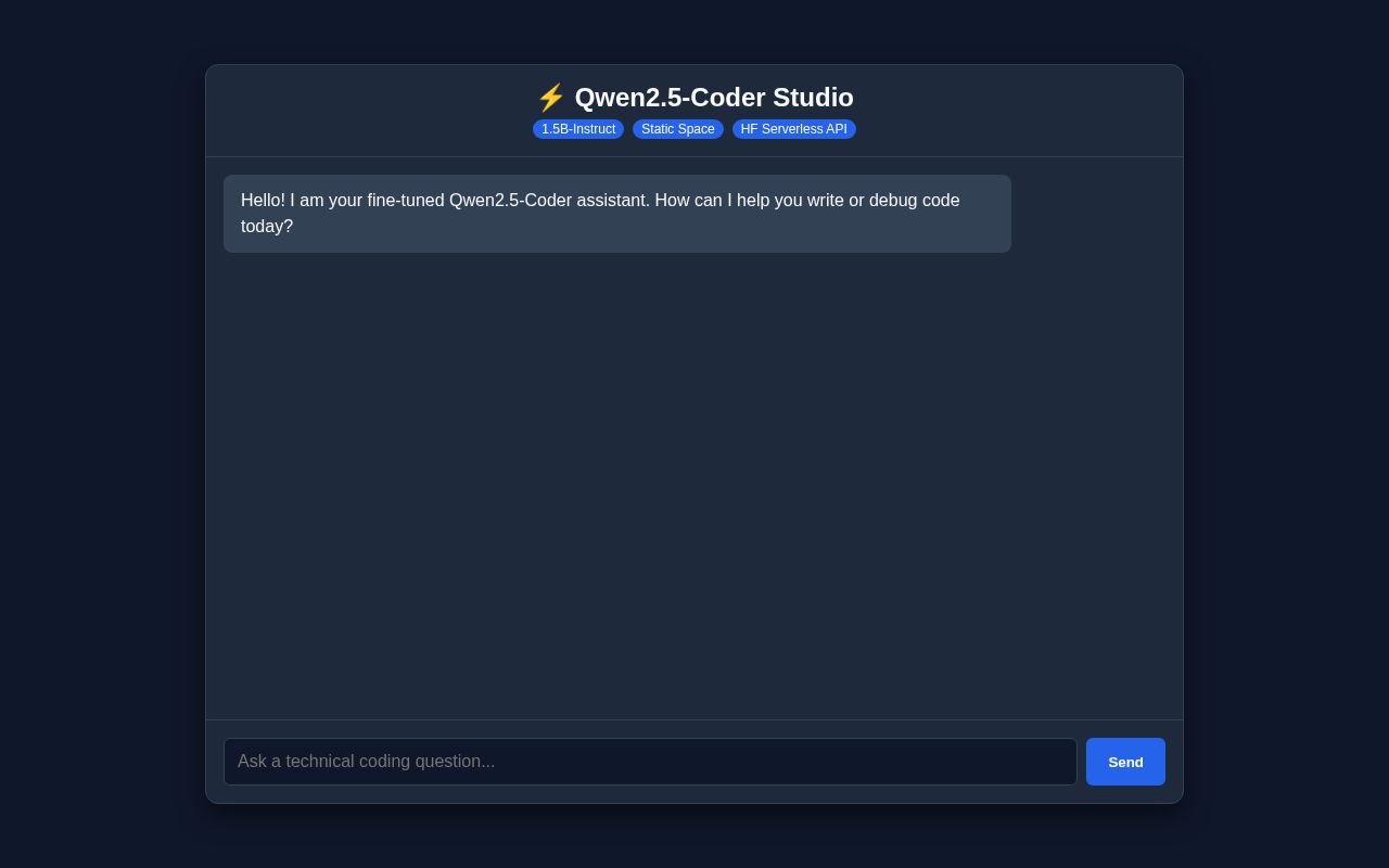 Preview of Qwen2.5 Coder Studio