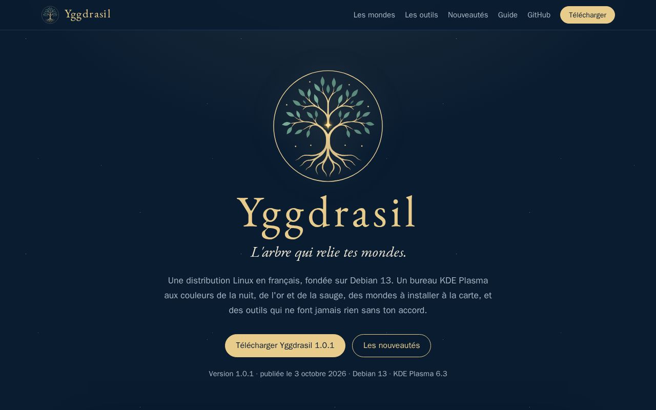 Preview of YggdrasilOS