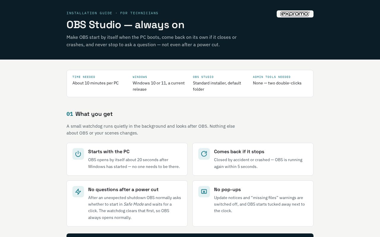 Preview of Obs Autostart