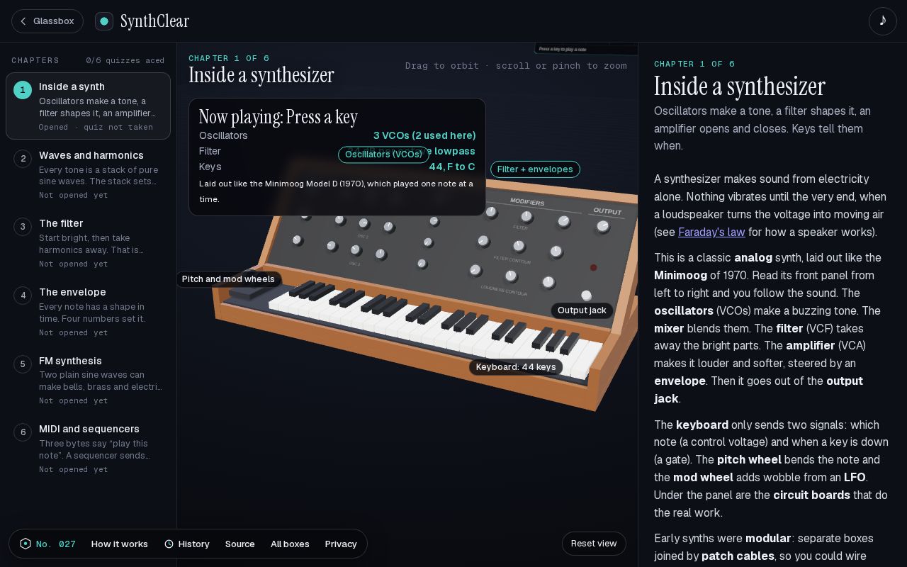 Preview of SynthClear: How does a synthesizer work?