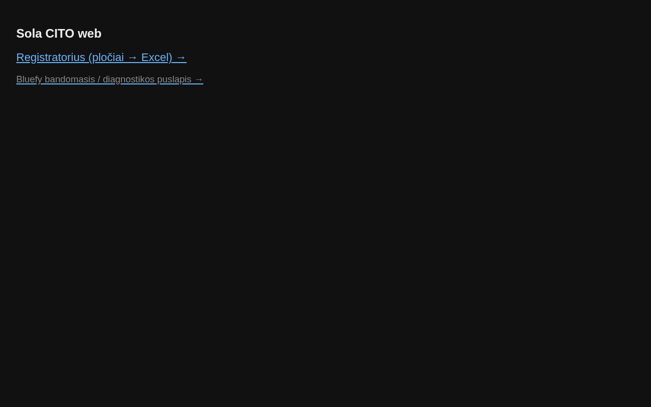Preview of Sola CITO tape measure -> web app (Bluefy/Chrome), offline, OneDrive sync