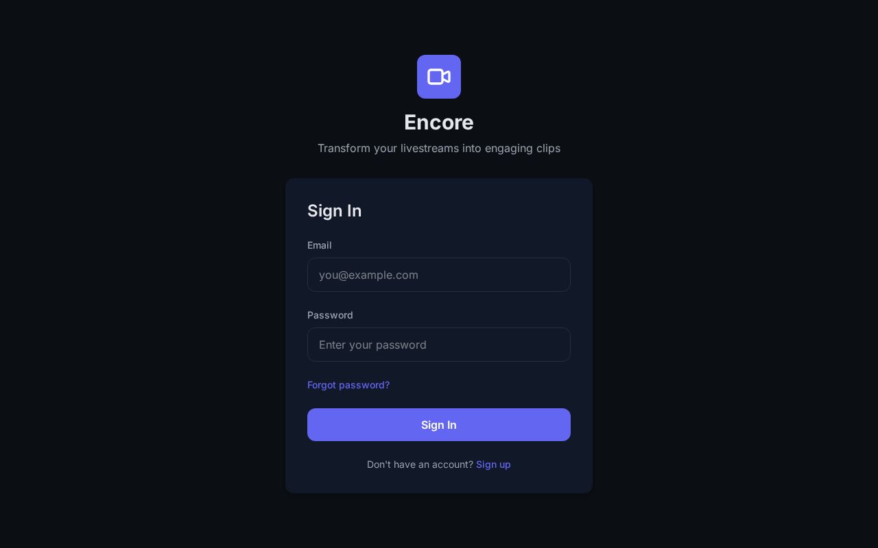 Preview of Encore - The Creator Studio