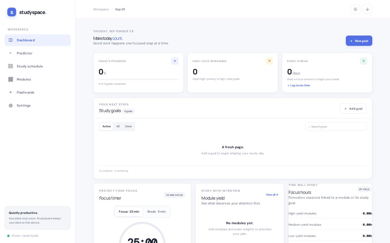 Preview of Smart Study Planner