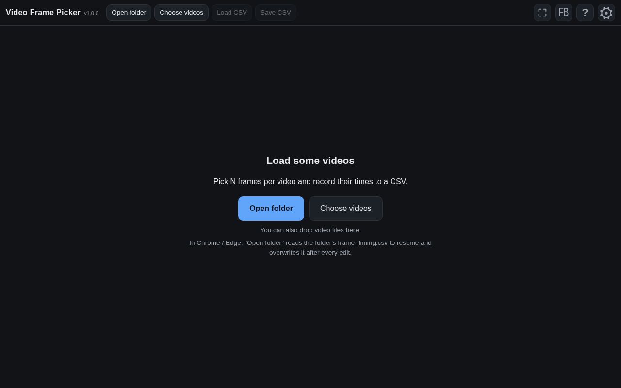 Preview of Video Frame Picker