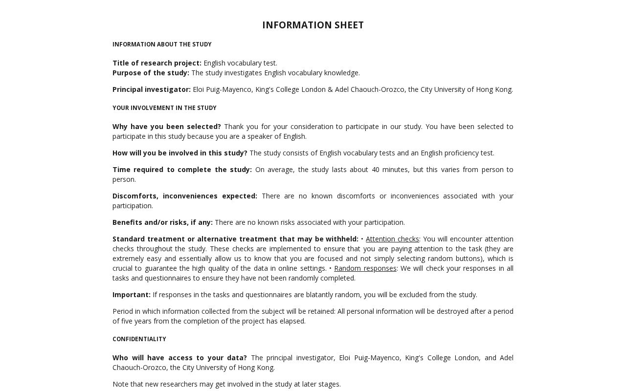 Preview of Lexen Study