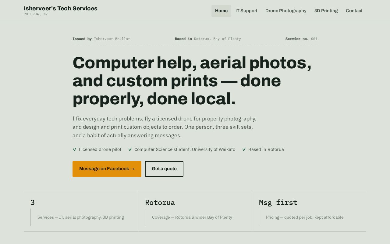 Preview of Isherveer's Tech Services