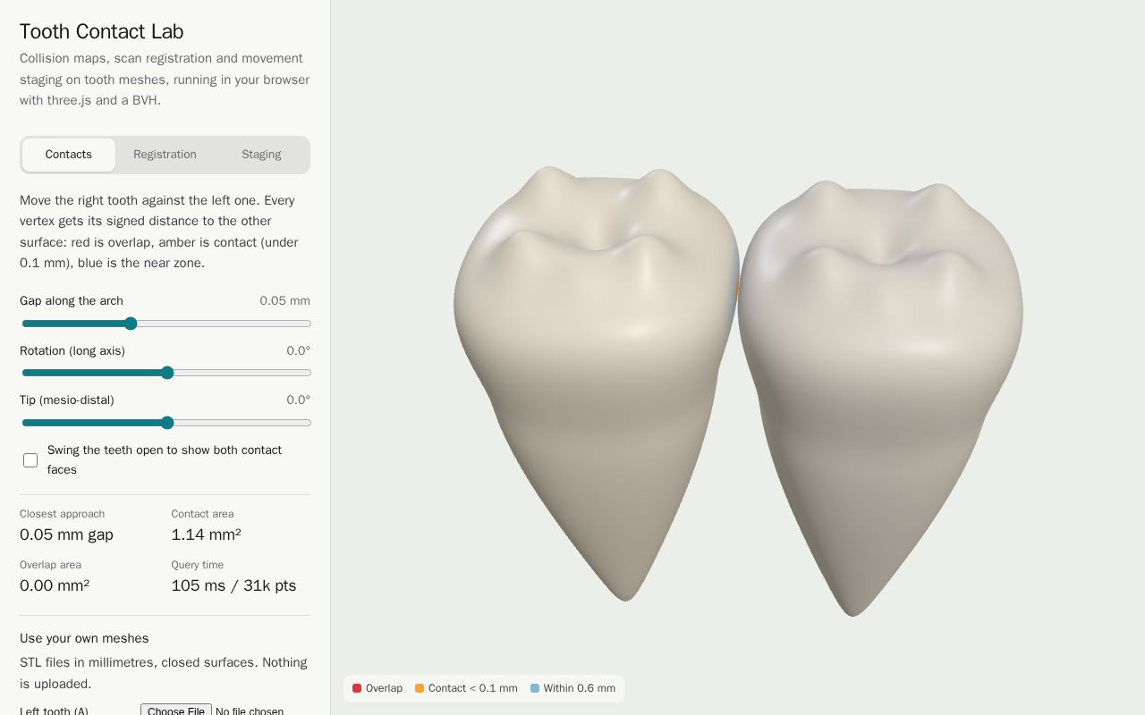 Preview of Tooth Contact Lab