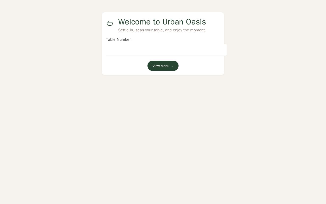 Preview of Cafe Website