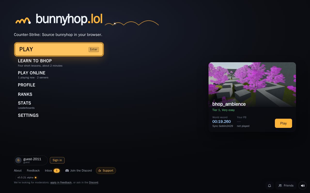 Preview of Bunnyhop Client