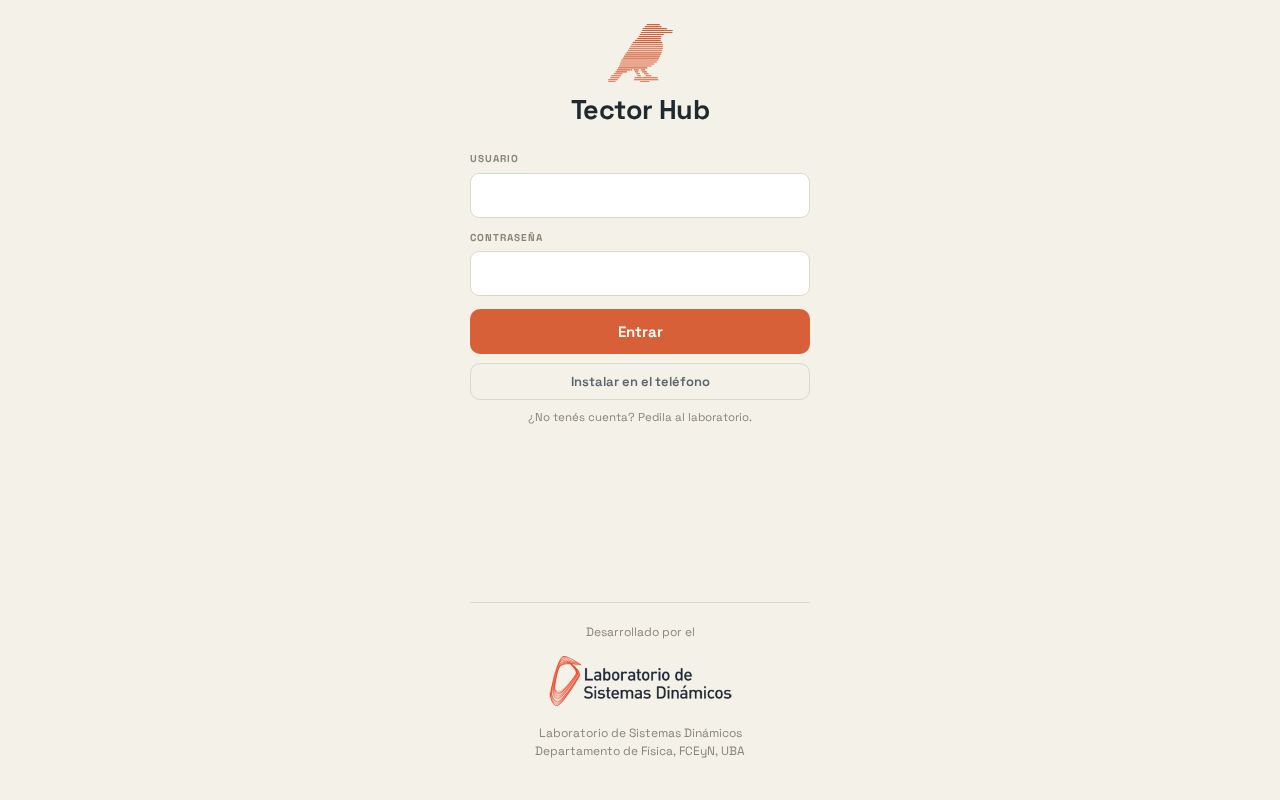 Preview of Tector Hub App