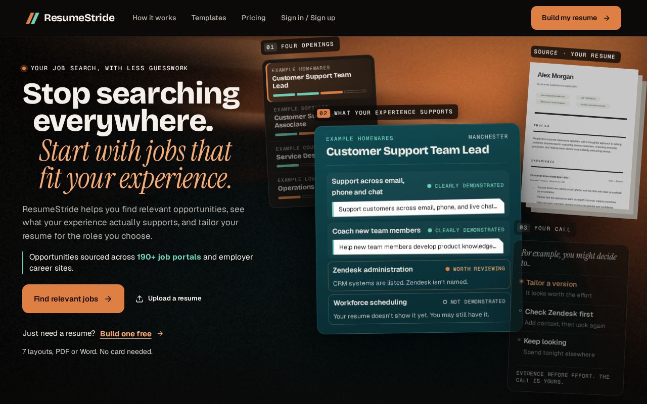 Preview of Resume Builder