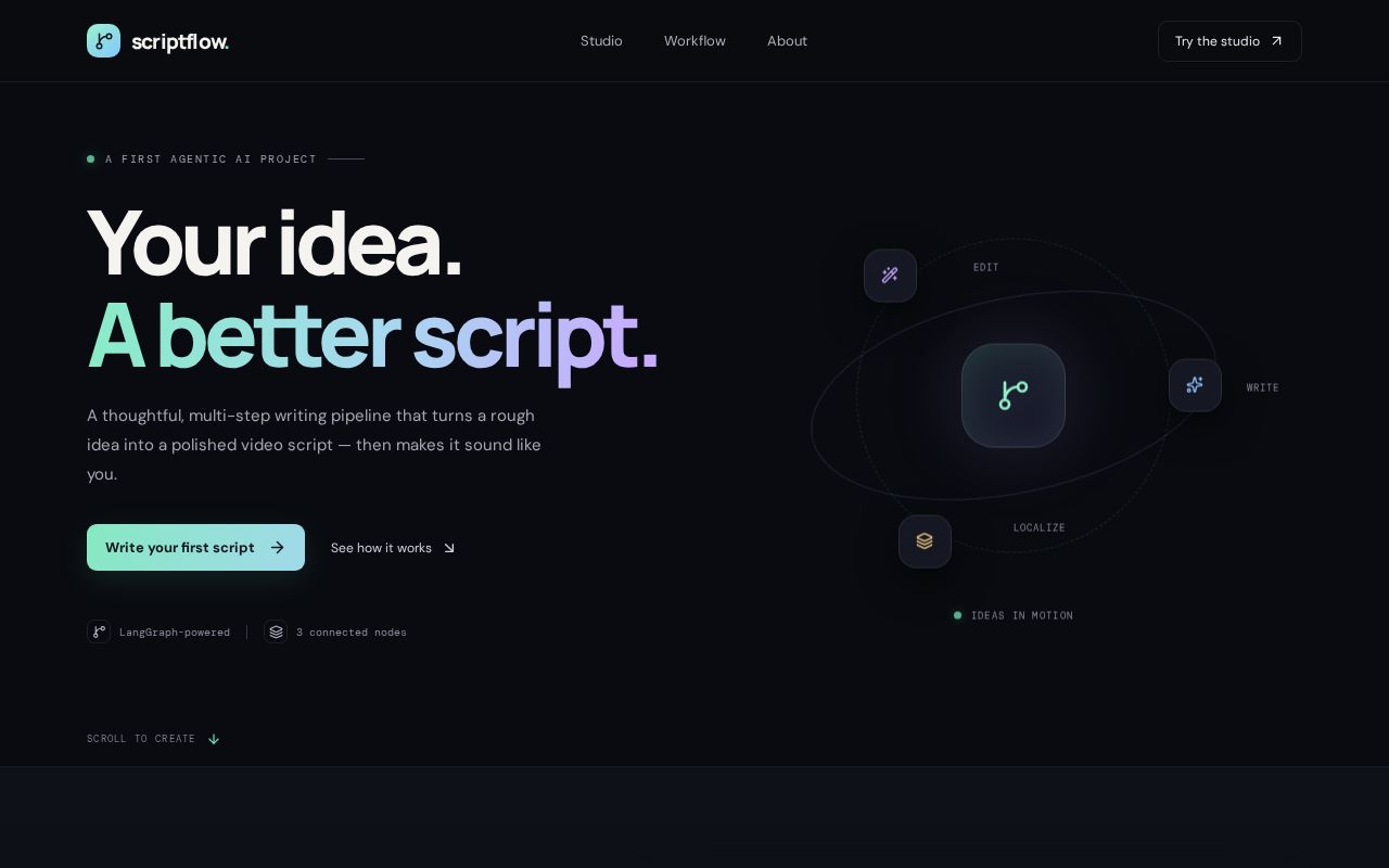 Preview of Ai Script Writer 1