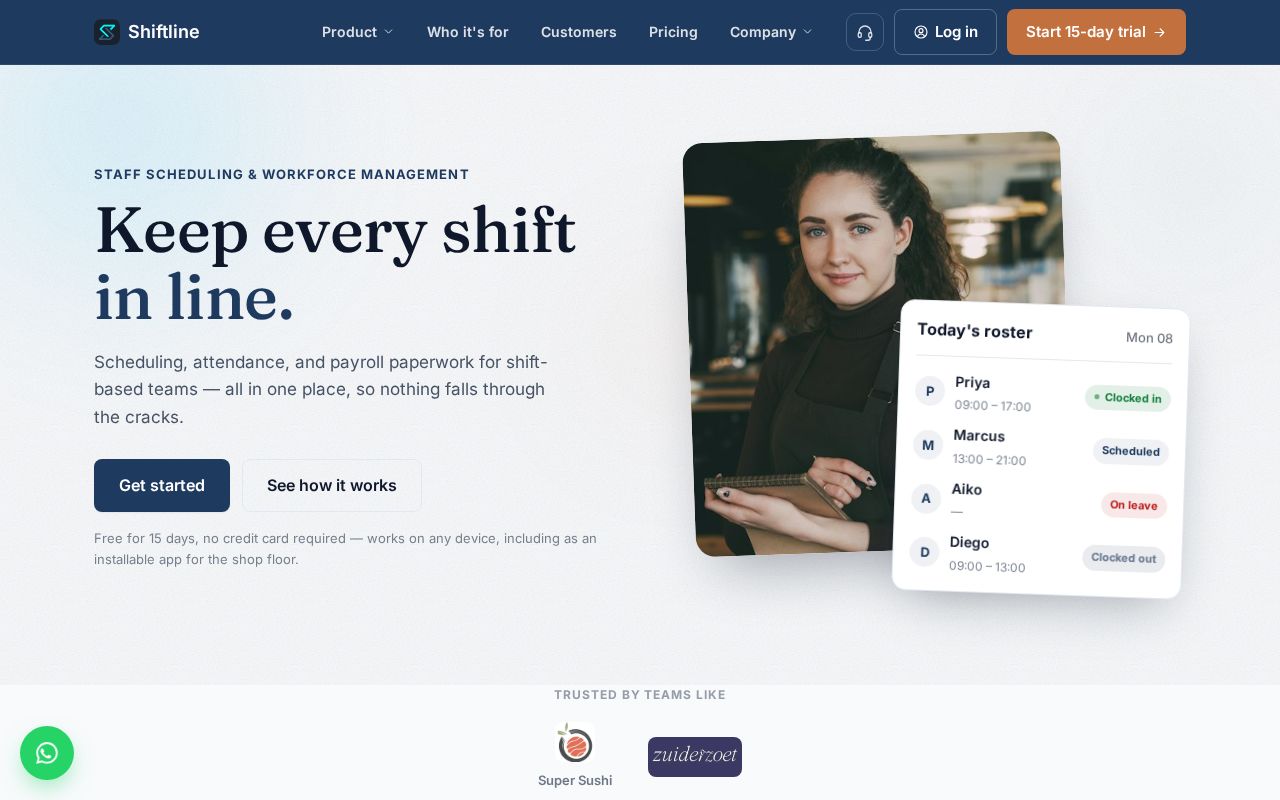 Preview of Shiftline Marketing