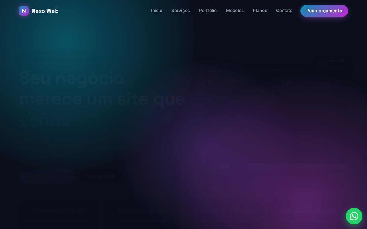 Preview of Nexo Web